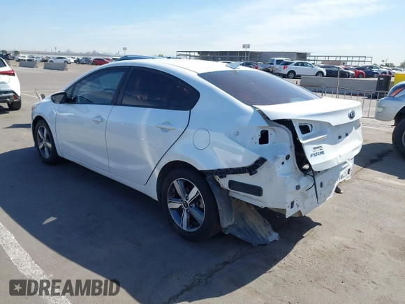 2018 Kia Forte LX with VIN 3KPFL4A71JE224522, listed as a IAAI auction lot 42136006 with 119,298 mi miles. Bid and sale history available at carsss.com. Image 3.