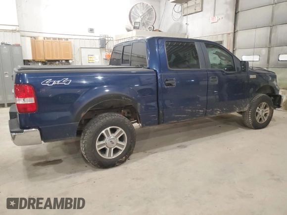 2007 Ford F-150 XLT with VIN 1FTPW14V77FA40978, listed as a Copart auction lot 50758655 with 185,243 mi miles and Salvage Title. Bid and sale history available at carsss.com. Image 3.