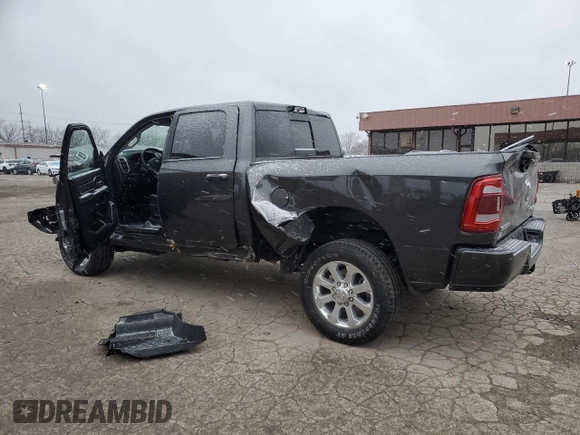 2023 Ram 2500 Laramie with VIN 3C6UR5FL5PG616179, listed as a Copart auction lot 84209194 with 0 mi miles and Salvage Title. Bid and sale history available at carsss.com. Image 2.