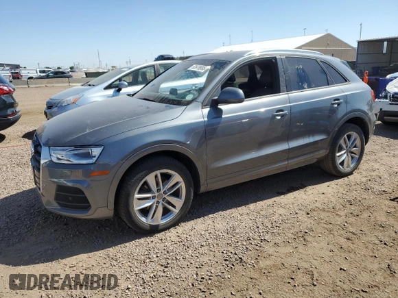 2017 Audi Q3 Premium with VIN WA1ECCFS9HR008042, listed as a Copart auction lot 63979995 with 45,208 mi miles and Clean title. Bid and sale history available at DreamBid. Image 1.