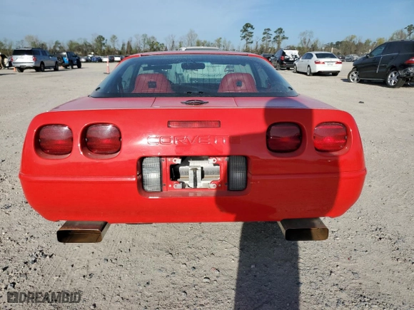 1994 Chevrolet Corvette with VIN 1G1YY22P8R5114158, listed as a Copart auction lot 49653625 with 0 mi miles and Salvage Title. Bid and sale history available at carsss.com. Image 6.