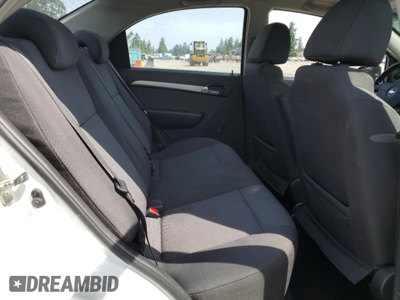 2010 Chevrolet Aveo 1LT with VIN KL1TD5DE7AB127992, listed as a Copart auction lot 62000895 with 66,769 mi miles and Salvage title. Bid and sale history available at DreamBid. Image 10.