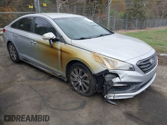 2015 Hyundai Sonata Limited with VIN 5NPE34AFXFH041898, listed as a IAAI auction lot 41929114 with 151,429 mi miles and . Bid and sale history available at carsss.com. Image 1.