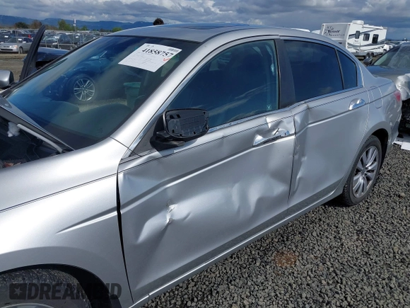 2011 Honda Accord EX-L with VIN 1HGCP3F83BA008843, listed as a IAAI auction lot 41858757 with 181,448 mi miles and . Bid and sale history available at DreamBid. Image 6.