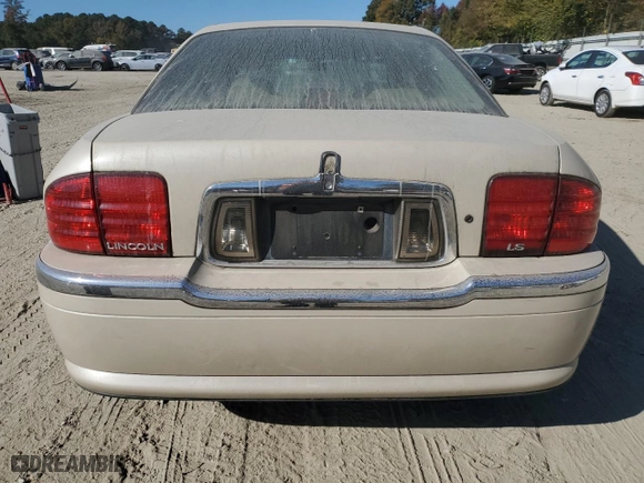 2002 Lincoln LS w/Base Pkg with VIN 1LNHM86S62Y710888, listed as a Copart auction lot 77765334 with 67,038 mi miles and Salvage Title. Bid and sale history available at carsss.com. Image 6.