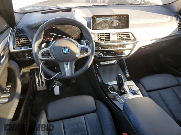 2020 BMW X3 M40i with VIN 5UXTY9C04LLE60336, listed as a Copart auction lot 84766364 with 17,412 mi miles and Salvage Title. Bid and sale history available at DreamBid. Image 8.