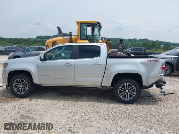 2020 Chevrolet Colorado 4WD LT with VIN 1GCGTCEN1L1208642, listed as a IAAI auction lot 42483550 with 53,344 mi miles and . Bid and sale history available at DreamBid. Image 14.