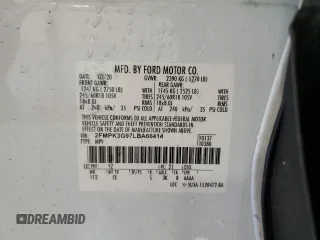 2020 Ford Edge SE z VIN 2FMPK3G97LBA66414, wystawiony jako Copart lot #50367045 z przebiegiem 114 719 mil mil oraz Nie do naprawy • Non repairable. Historia ofert i sprzedaży dostępna na DreamBid. Obrazek 14.