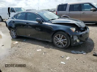 2006 Lexus IS 350 with VIN JTHBE262562002448, listed as a Copart auction lot 61063565 with 187,561 mi miles and Salvage title. Bid and sale history available at DreamBid. Image 4.