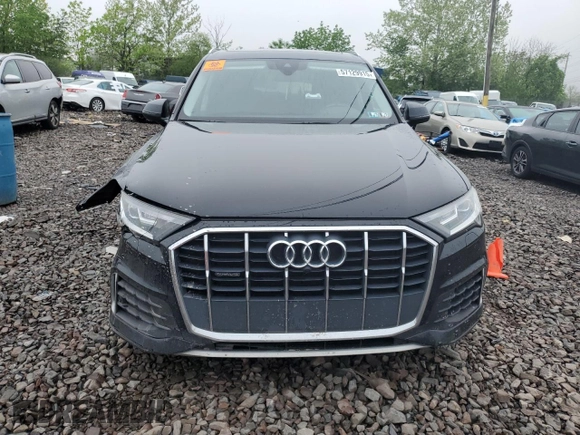 2020 Audi Q7 Premium with VIN WA1AJAF78LD011590, listed as a Copart auction lot 57129915 with 75,401 mi miles and Salvage title. Bid and sale history available at DreamBid. Image 5.