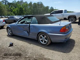 2002 BMW 3 Series 325Ci with VIN WBABS33462PG82685, listed as a Copart auction lot 55332725 with 121,614 mi miles and Salvage Title. Bid and sale history available at DreamBid. Image 2.