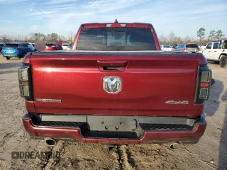 2022 Ram 1500 Big Horn with VIN 1C6SRFFM8NN281204, listed as a Copart auction lot 53854405 with 21,153 mi miles and Non Repairable. Bid and sale history available at carsss.com. Image 6.