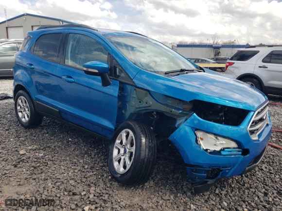 2020 Ford EcoSport SE with VIN MAJ3S2GE8LC350926, listed as a Copart auction lot 48691565 with 77,170 mi miles and Salvage Title. Bid and sale history available at carsss.com. Image 4.