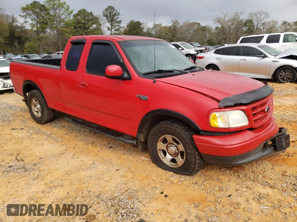 2002 Ford F-150 XL with VIN 1FTRX17232NB93699, listed as a Copart auction lot 49037795 with 0 mi miles and Salvage Title. Bid and sale history available at carsss.com. Image 4.