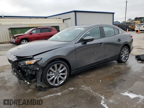 2023 Mazda 3 S Preferred with VIN 3MZBPACM7PM376417, listed as a Copart auction lot 42827385 with 17,690 mi miles and Non Repairable. Bid and sale history available at DreamBid. Image 1.