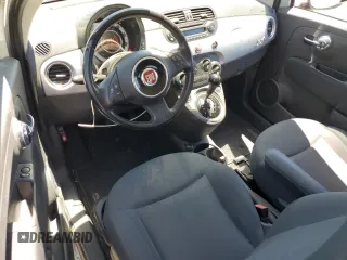 2012 FIAT 500 Pop with VIN 3C3CFFDR0CT366754, listed as a Copart auction lot 63065355 with 38,222 mi miles and Salvage title. Bid and sale history available at DreamBid. Image 8.