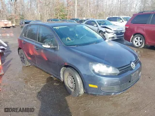 2014 Volkswagen Golf w/Conv & Sunroof with VIN WVWDB7AJ6EW007812, listed as a IAAI auction lot 41581881 with 105,001 mi miles. Bid and sale history available at carsss.com. Image 1.