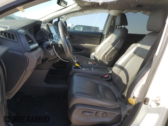 2018 Honda Odyssey EX-L with VIN 5FNRL6H72JB005268, listed as a Copart auction lot 50263645 with 136,036 mi miles and Salvage Title. Bid and sale history available at carsss.com. Image 7.