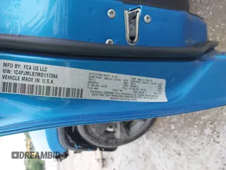 2021 Jeep Cherokee Altitude с VIN 1C4PJMLB7MD117394, выставлен на аукционе IAAI как лот 42330963 с пробегом 60 230 миль миль и . История ставок и продаж доступна на DreamBid. Изображение 9.