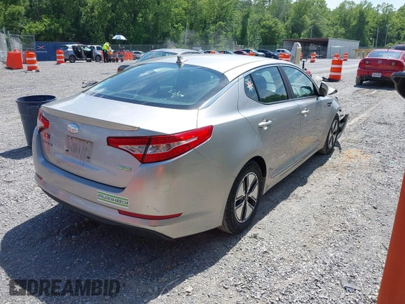2013 Kia Optima EX with VIN KNAGM4AD2D5040761, listed as a IAAI auction lot 42460106 with 117,572 mi miles and . Bid and sale history available at DreamBid. Image 4.