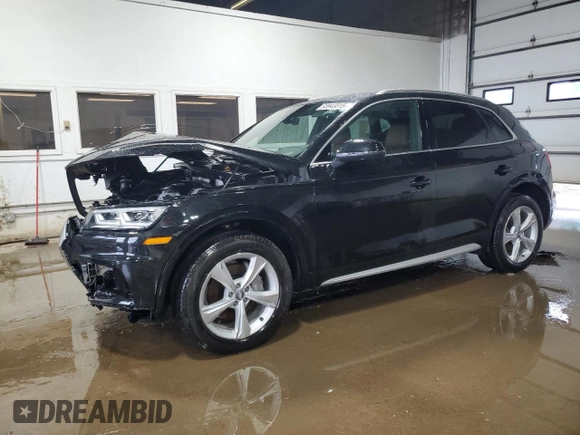 2020 Audi Q5 Premium Plus with VIN WA1BNAFY4L2016864, listed as a Copart auction lot 65943315 with 19,704 mi miles and Salvage title. Bid and sale history available at DreamBid. Image 1.