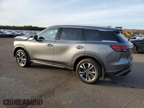 2024 Infiniti QX60 Luxe с VIN 5N1DL1FS5RC343854, выставлен на аукционе Copart как лот 43956085 с пробегом 15 750 миль миль и Списание • Salvage title. История ставок и продаж доступна на DreamBid. Изображение 2.