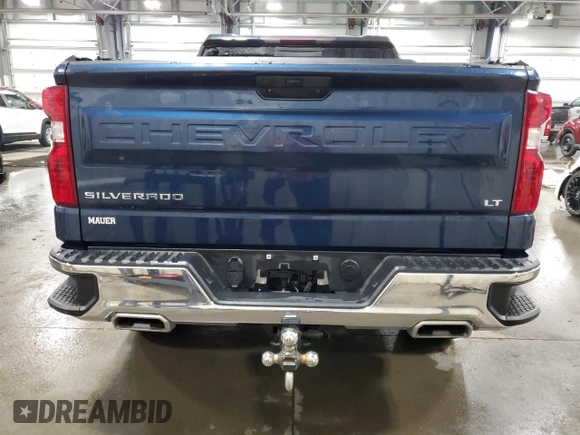 2021 Chevrolet Silverado 1500 LT with VIN 3GCUYDET5MG224130, listed as a Copart auction lot 54740144 with 0 mi miles and Non Repairable. Bid and sale history available at carsss.com. Image 6.