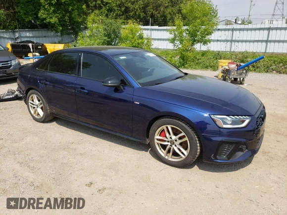 2023 Audi A4 S line Premium Plus z VIN WAUEAAF43PA041906, wystawiony jako Copart lot #59323165 z przebiegiem 27 896 mil mil oraz Czysty tytuł • Clean title. Historia ofert i sprzedaży dostępna na DreamBid. Obrazek 4.