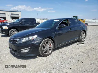 2013 Kia Optima SX with VIN 5XXGR4A61DG104452, listed as a Copart auction lot 50348135 with 193,986 mi miles and Salvage Title. Bid and sale history available at carsss.com. Image 1.