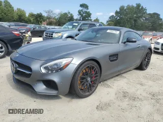 2016 Mercedes-Benz AMG GT S with VIN WDDYJ7JA8GA008454, listed as a Copart auction lot 74662754 with 33,087 mi miles and Salvage Title. Bid and sale history available at carsss.com. Image 1.