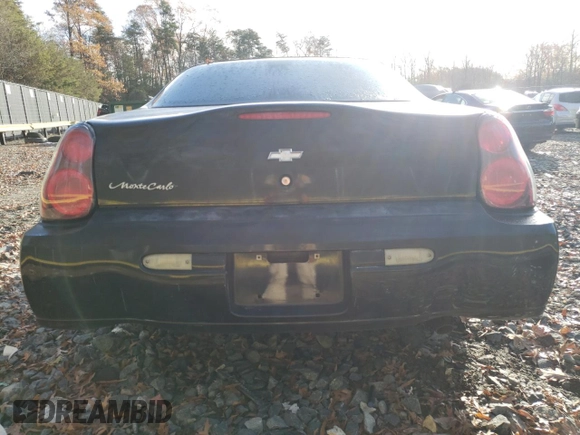 2004 Chevrolet Monte Carlo LS with VIN 2G1WW12EX49165520, listed as a Copart auction lot 82370694 with 97,576 mi miles and Salvage Title. Bid and sale history available at carsss.com. Image 6.