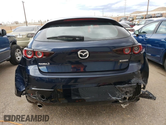 2019 Mazda Mazda3 Hatchback with VIN JM1BPAJM0K1136007, listed as a Copart auction lot 45715503 with 35,623 mi miles. Bid and sale history available at carsss.com. Image 6.