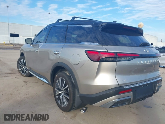 2024 Infiniti QX60 Autograph with VIN 5N1DL1HU0RC353223, listed as a IAAI auction lot 41356678 with 20,047 mi miles and . Bid and sale history available at DreamBid. Image 3.