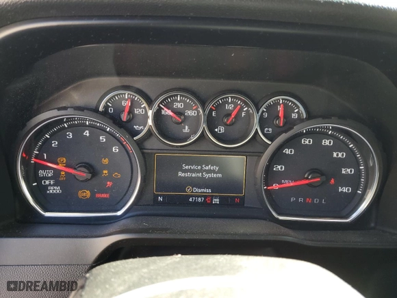 2019 Chevrolet Silverado 1500 LT Trail Boss with VIN 3GCPYFED4KG131856, listed as a Copart auction lot 47033695 with 47,187 mi miles and Salvage Title. Bid and sale history available at carsss.com. Image 9.