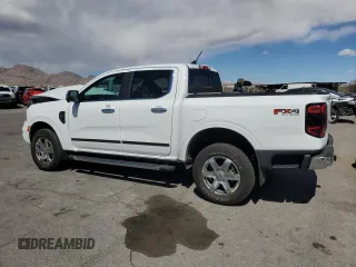 2024 Ford Ranger Lariat with VIN 1FTER4KH6RLE06429, listed as a Copart auction lot 51450775 with 8,592 mi miles and Salvage title. Bid and sale history available at DreamBid. Image 2.