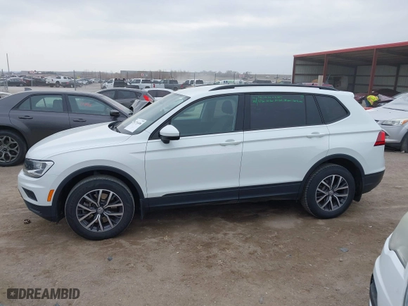2021 Volkswagen Tiguan S with VIN 3VV0B7AX5MM071469, listed as a IAAI auction lot 41716496 with 38,213 mi miles. Bid and sale history available at carsss.com. Image 14.