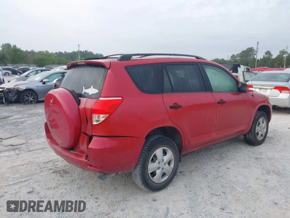 2008 Toyota RAV4 with VIN JTMZD33V486060859, listed as a IAAI auction lot 42061575 with 235,604 mi miles. Bid and sale history available at carsss.com. Image 4.