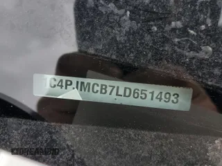 2020 Jeep Cherokee Latitude with VIN 1C4PJMCB7LD651493, listed as a Copart auction lot 45243695 with 80,297 mi miles and Salvage title. Bid and sale history available at DreamBid. Image 14.