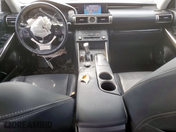 2016 Lexus IS 350 with VIN JTHBE1D29G5027088, listed as a Copart auction lot 48111185 with 159,565 mi miles and Salvage title. Bid and sale history available at DreamBid. Image 8.