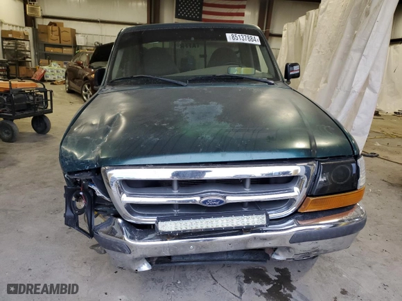 1998 Ford Ranger XL with VIN 1FTYR10U0WUD12872, listed as a Copart auction lot 85137884 with 221,184 mi miles and Salvage Title. Bid and sale history available at carsss.com. Image 5.