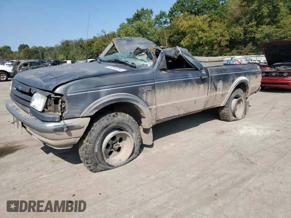 1993 Ford Ranger Splash with VIN 1FTCR11X7PTA06696, listed as a Copart auction lot 82279754 with 144,853 mi miles and Salvage title. Bid and sale history available at DreamBid. Image 1.