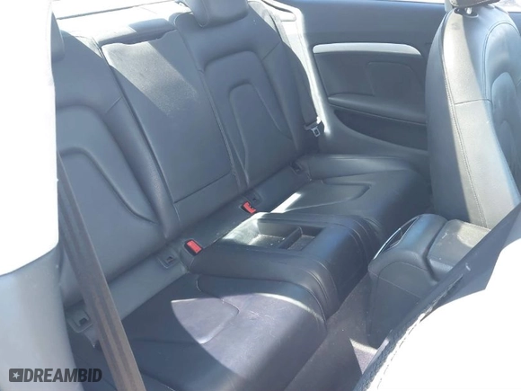2012 Audi A5 2.0T Premium with VIN WAUCFAFR1CA001337, listed as a IAAI auction lot 41867137 with 124,281 mi miles. Bid and sale history available at carsss.com. Image 8.