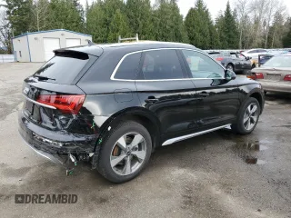 2024 Audi Q5 Premium Plus with VIN WA1BBAFY4R2014436, listed as a Copart auction lot 49390285 with 14,163 mi miles and Salvage title. Bid and sale history available at DreamBid. Image 3.