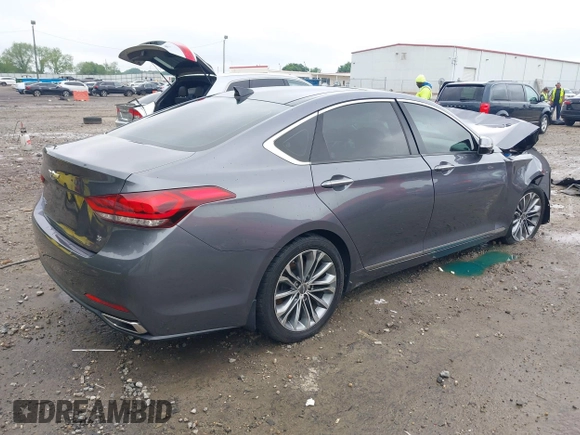 2015 Hyundai Genesis 3.8L z VIN KMHGN4JE5FU082290, wystawiony jako IAAI lot #42097746 z przebiegiem 116 079 mil mil oraz . Historia ofert i sprzedaży dostępna na DreamBid. Obrazek 4.