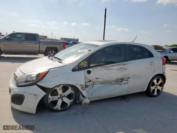 2014 Kia Rio SX with VIN KNADN5A31E6350294, listed as a Copart auction lot 53461065 with 131,797 mi miles and Clean Title. Bid and sale history available at carsss.com. Image 1.