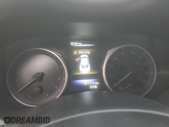 2015 Infiniti Q50 with VIN JN1BV7AP6FM342670, listed as a Copart auction lot 50789215 with 121,117 mi miles and Salvage Title. Bid and sale history available at DreamBid. Image 9.