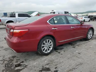 2011 Lexus LS 460 with VIN JTHCL5EF4B5009688, listed as a Copart auction lot 54052255 with 129,940 mi miles and Salvage title. Bid and sale history available at DreamBid. Image 3.