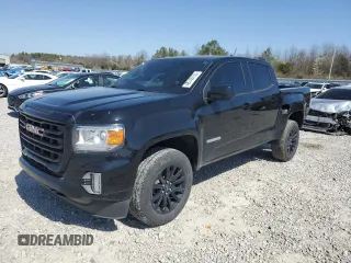 2022 GMC Canyon 2WD Elevation with VIN 1GTG5CEN4N1326276, listed as a Copart auction lot 48743755 with 52,127 mi miles and Salvage title. Bid and sale history available at DreamBid. Image 1.