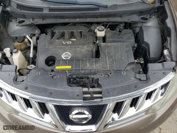 2009 Nissan Murano LE with VIN JN8AZ18W09W141271, listed as a Copart auction lot 70055714 with 208,271 mi miles and Salvage Title. Bid and sale history available at carsss.com. Image 12.