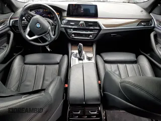 2019 BMW 5 Series 530i with VIN WBAJA5C52KWW13904, listed as a Copart auction lot 41502585 with 43,912 mi miles and Salvage Title. Bid and sale history available at DreamBid. Image 8.